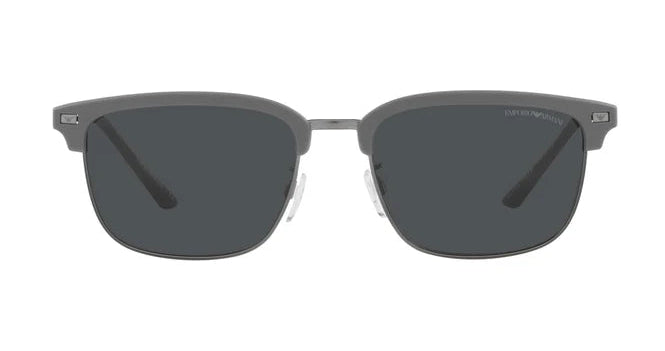 Emporio Armani 0EA4180 542487 – Matte Grey/Gunmetal  Sunglasses – Clubmaster