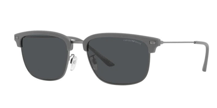 Emporio Armani 0EA4180 542487 – Matte Grey/Gunmetal  Sunglasses – Clubmaster