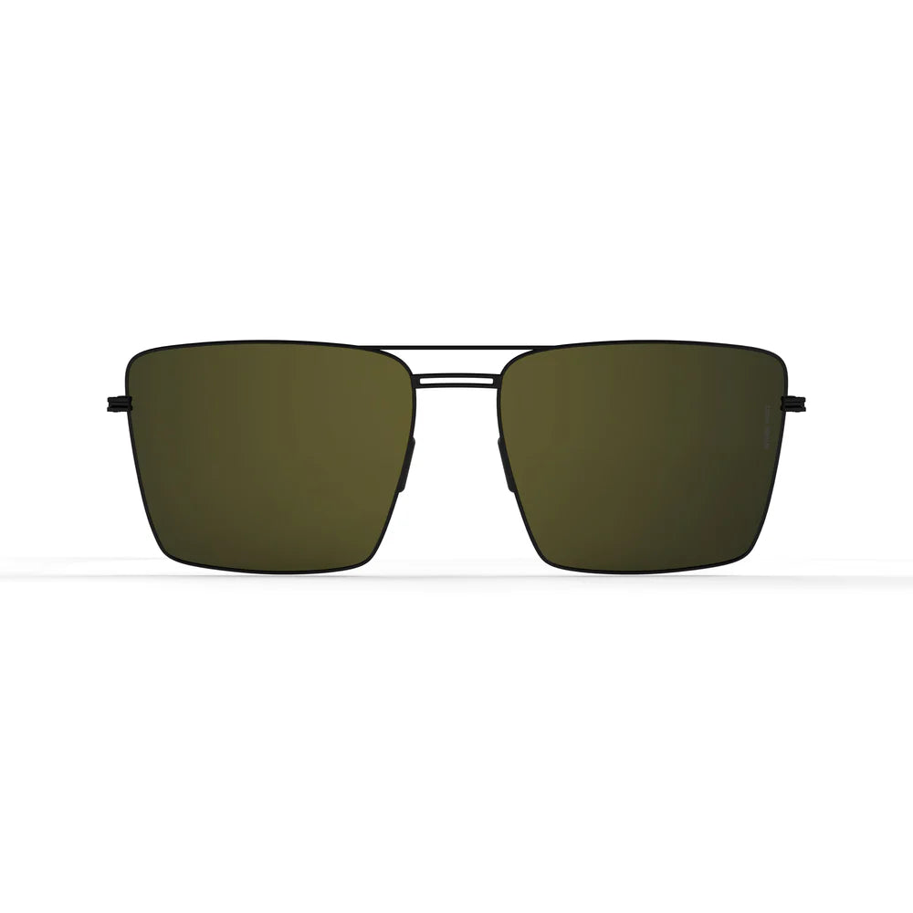 Intense Focus Dapper 12 X C-A Black Metal Square Sunglasses – 61/17 148