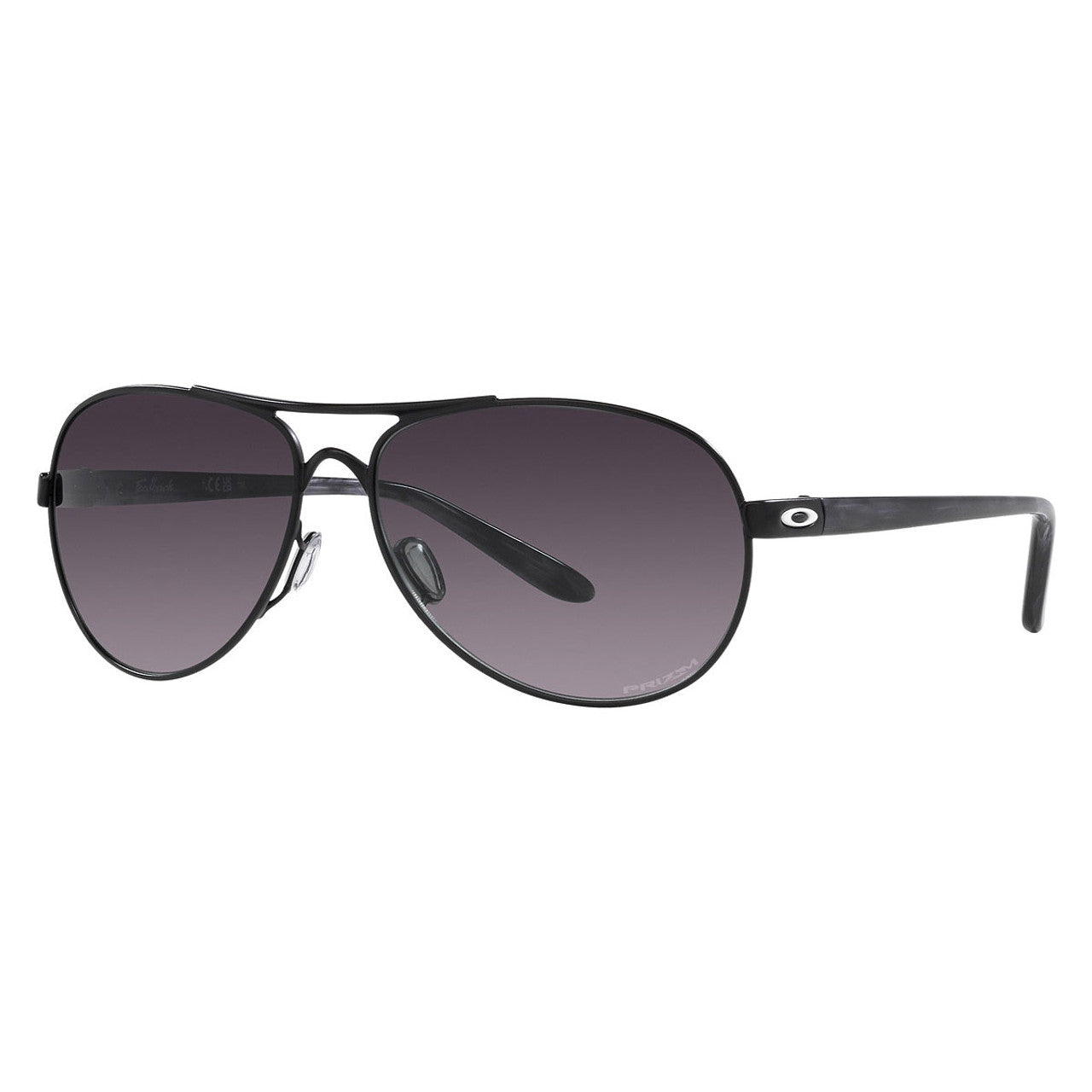OAKLEY OO4079-45 – Satin Black Oval Sunglasses – Aviator